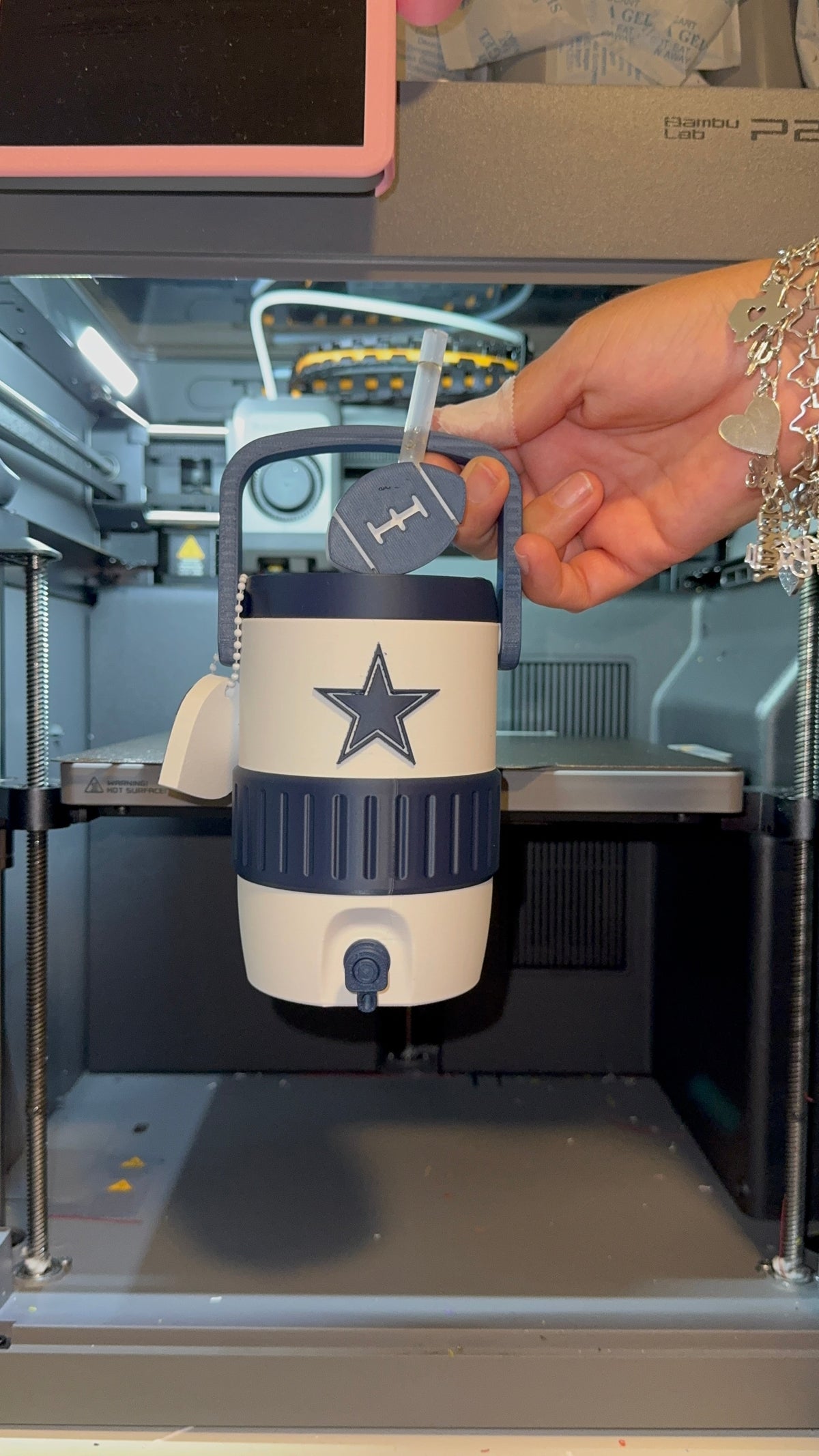 Football koozie 💙