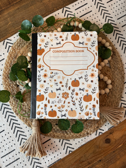 Fall Bow Composition Book