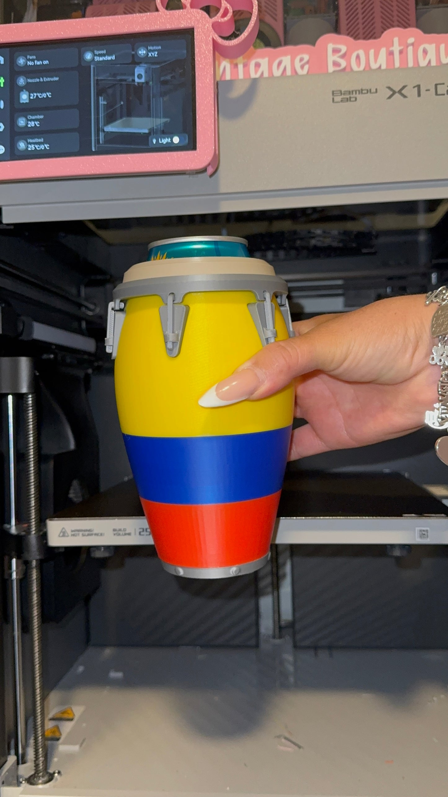 Colombia Conga Koozie