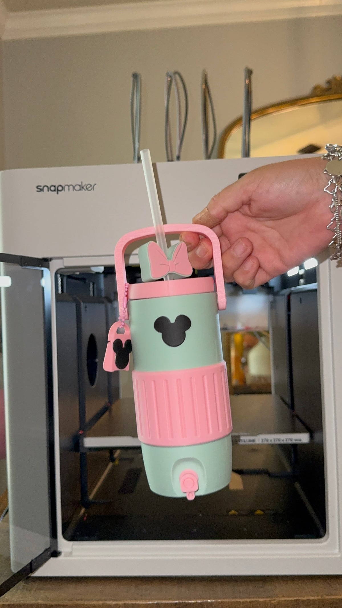 Pastel Skinny Mouse Koozie