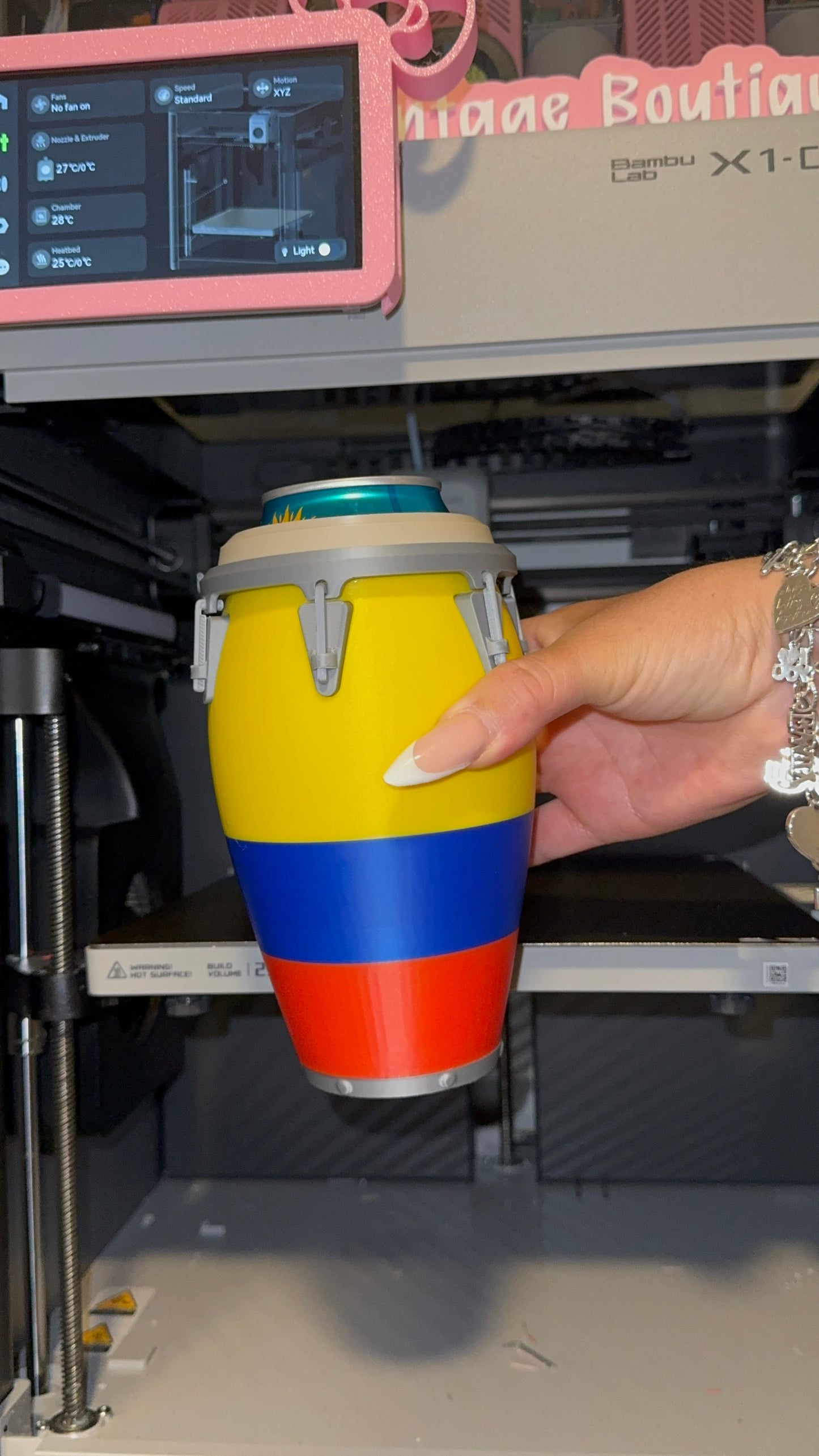 Colombia Conga Koozie