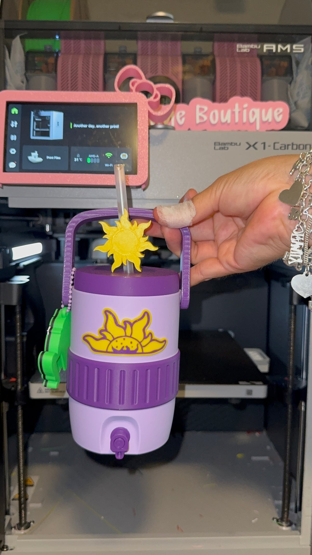 Sun/Frog Koozie Set